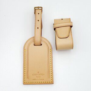 Authentic Louis Vuitton Luggage Tag / Name Tag Like New